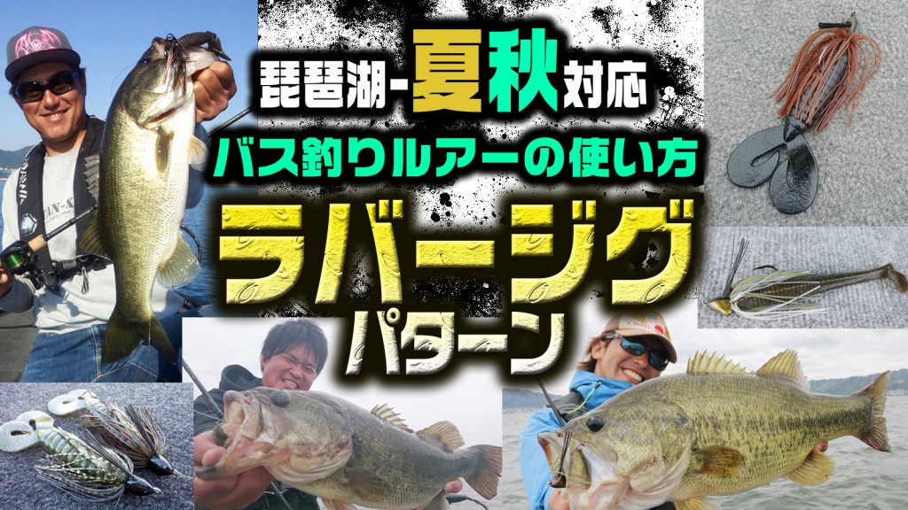 琵琶湖バス釣りルアーの使い方2-ラバージグ編【琵琶湖-夏秋対応=解説