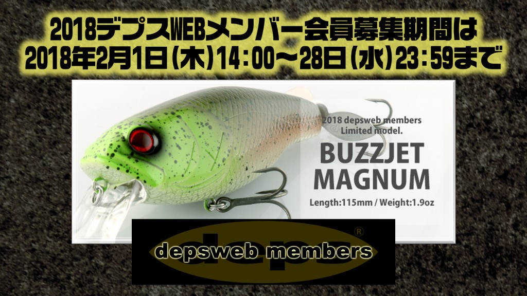 2018年depsウェブメンバー募集期間は2018年2月1日(木)14:00～28日(水
