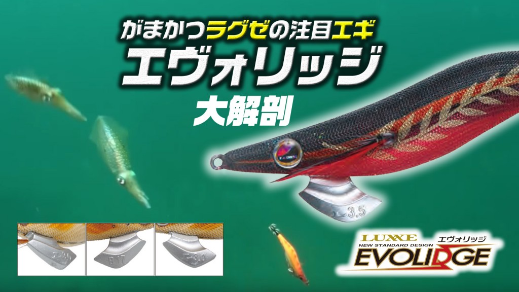がまかつラグゼの注目エギ「エヴォリッジ」を大解剖 | 釣りの