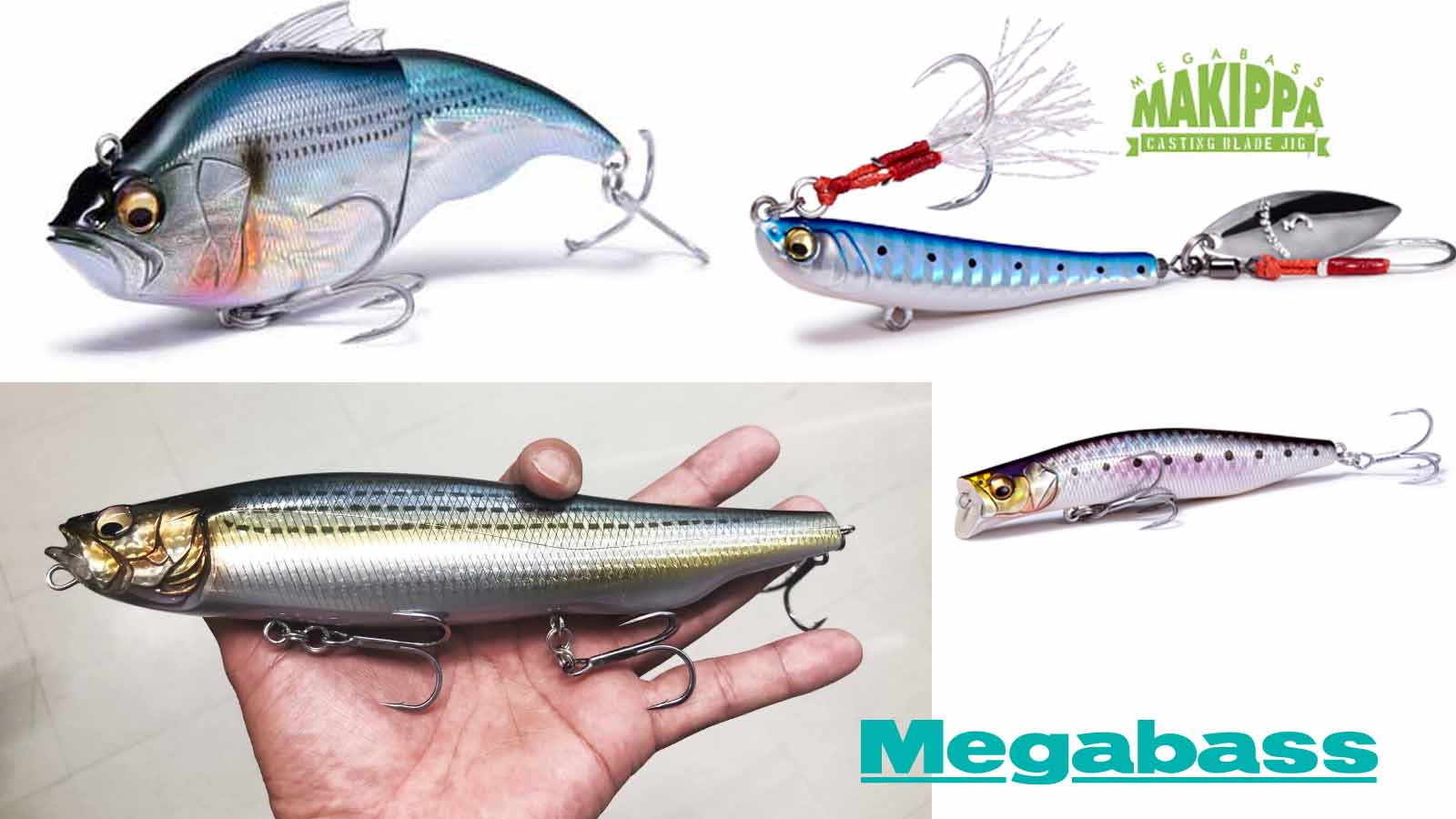 メガバスの最新ソルトルアーを一挙公開【マキッパ、メガドッグ
