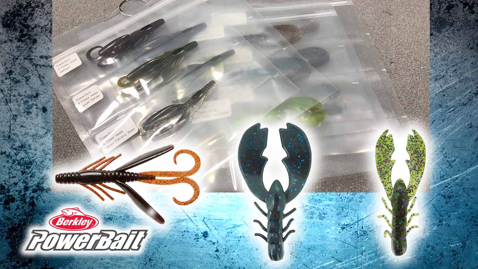 Berkley Powerbait 4インチシナモンブルーフレイク　大袋8個 高品質の人気 Berkley Powerbait 4インチシナモンブルーフレイク 大袋8