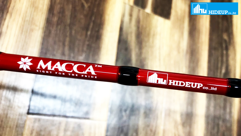 このロッドにしかできないことがある。ハイドアップNew”MACCA”レッド