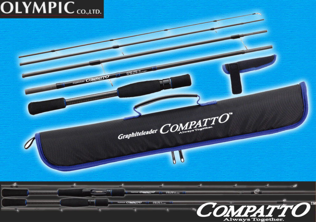 希少 OLYMPIC オリムピック ブライト MS-555 パックロッド 全アイテム仕舞寸法55㎝以下】ブランクスメーカーが本気で開発した