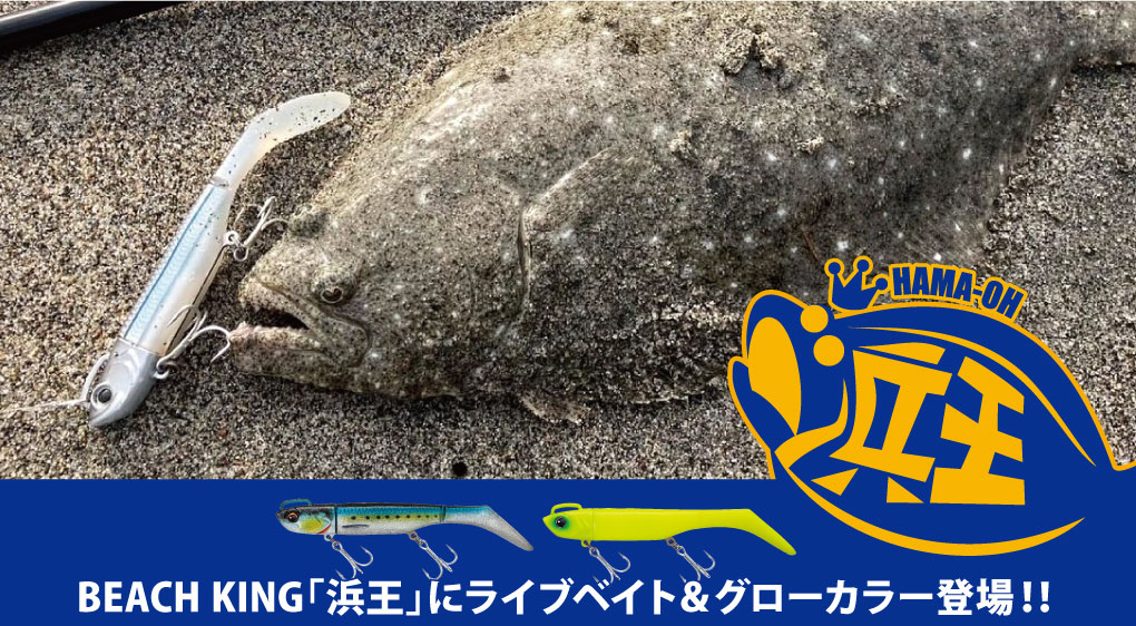 メジャークラフトのジグヘッドワーム「浜王（ハマオウ）」に食べごろ