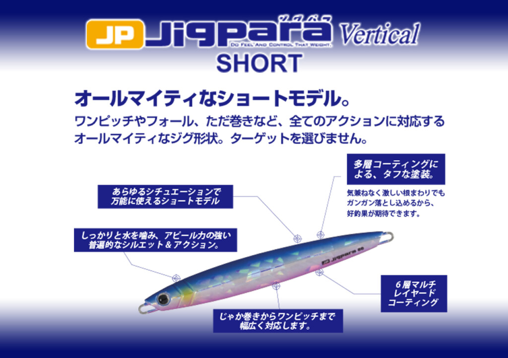 ジギングの超定番ジグ！迷ったらコレ！メジャークラフトの「ジグ