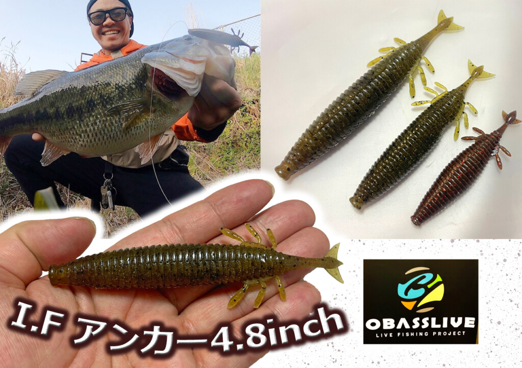 アイエフアンカー4.8inch】オーバスライブのブッ飛び系ソフトベイトに