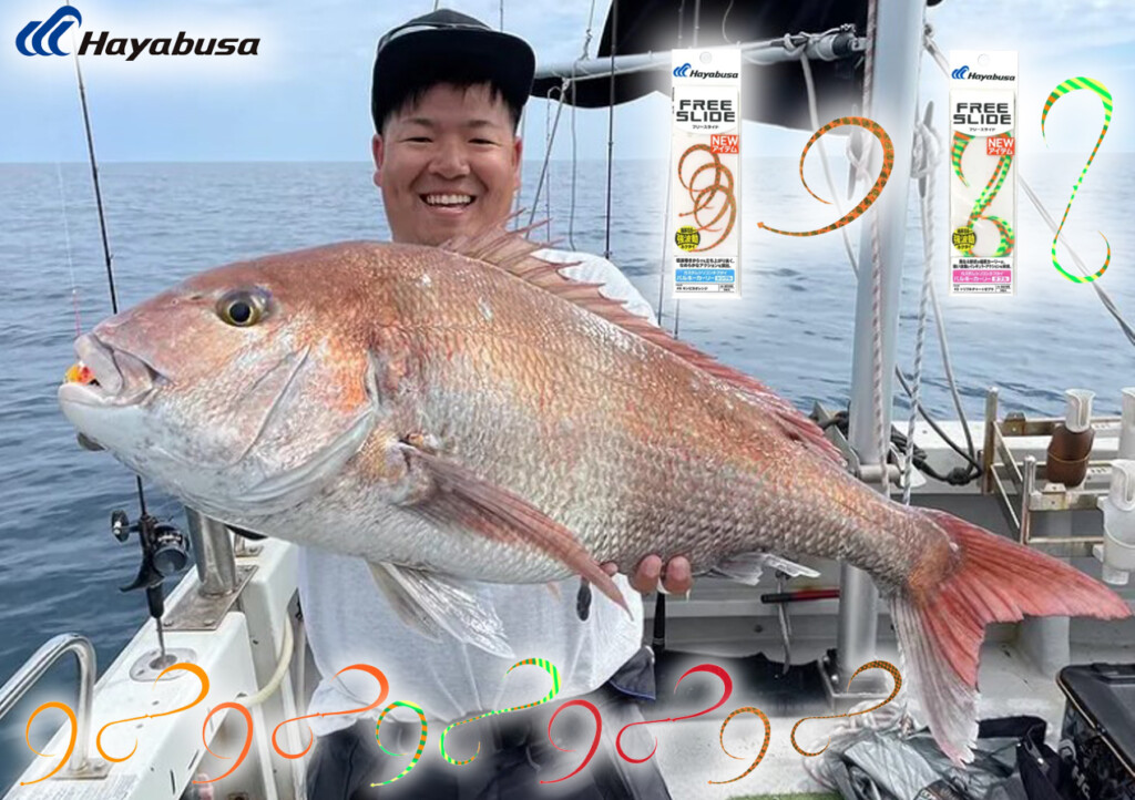 タイラバ　①〜⑧選べる交換用『煌』異形　極厚ネクタイ細カーリー鯛ラバ10個