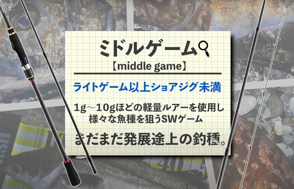 ウワサの「ミドルゲーム」に最適！そして高コスパ！1本で守備範囲が広