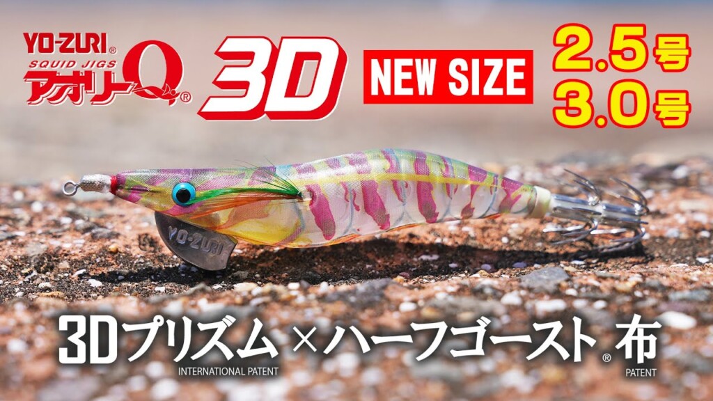 こりゃ～釣れるエギだわ！」と感じた「アオリーQ 3D」の追加号数2.5号