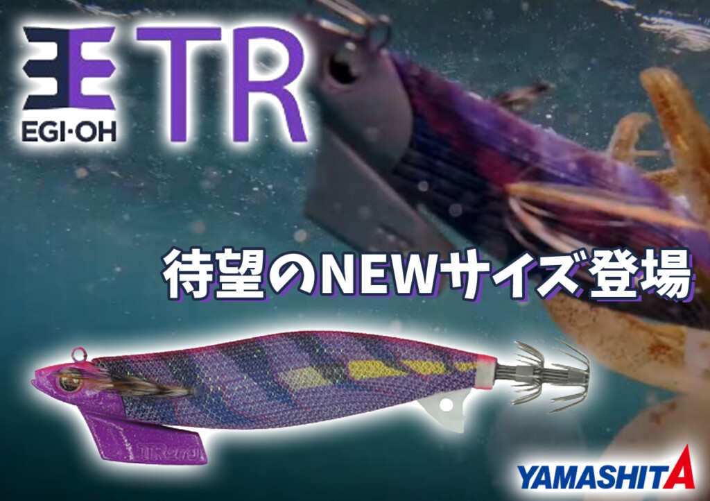 秋のハイシーズンに】ピタッと止まる安定スイムでアタリを誘う！ヤマシタ「エギ王TR」に新サイズが登場 |  釣りの総合ニュースサイト「LureNewsR（ルアーニュース アール）」