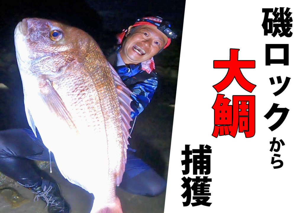 ハンター塩津が「磯ロック」から70cmオーバーのマダイを捕獲！ | 釣り