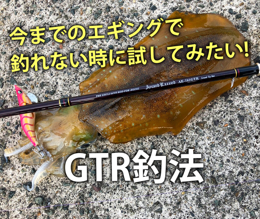 オカッパリ】今までのエギングで釣れない時に試してみたい
