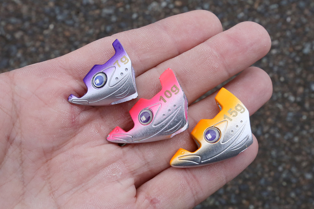 餌木蔵TRシンカー」には軽い「7g」からある。刻めるウエイトは