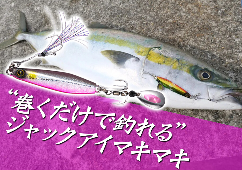 低活性の強い味方！“巻くだけで釣れる”ハヤブサの「ジャックアイ