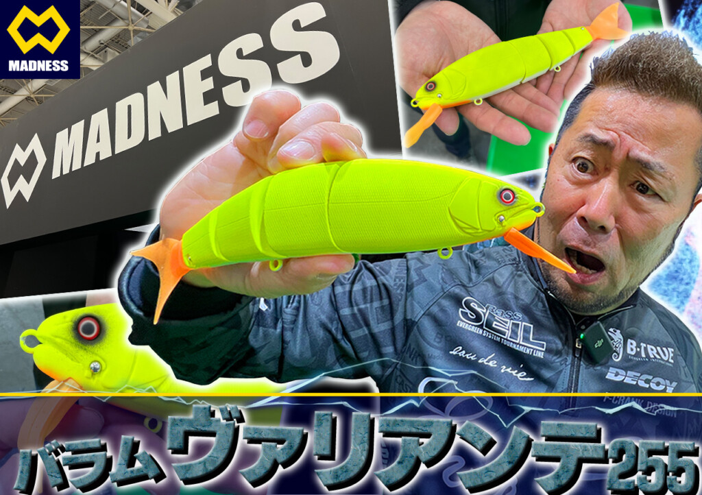 折れ曲がるシリコン製リップを搭載】バラムより深いレンジを攻略可能